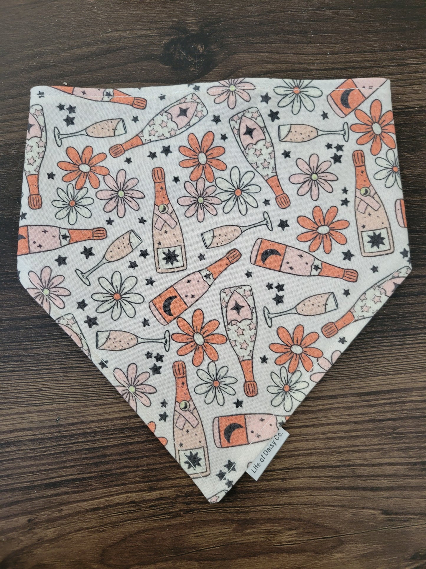 Prosecco Floral bandana