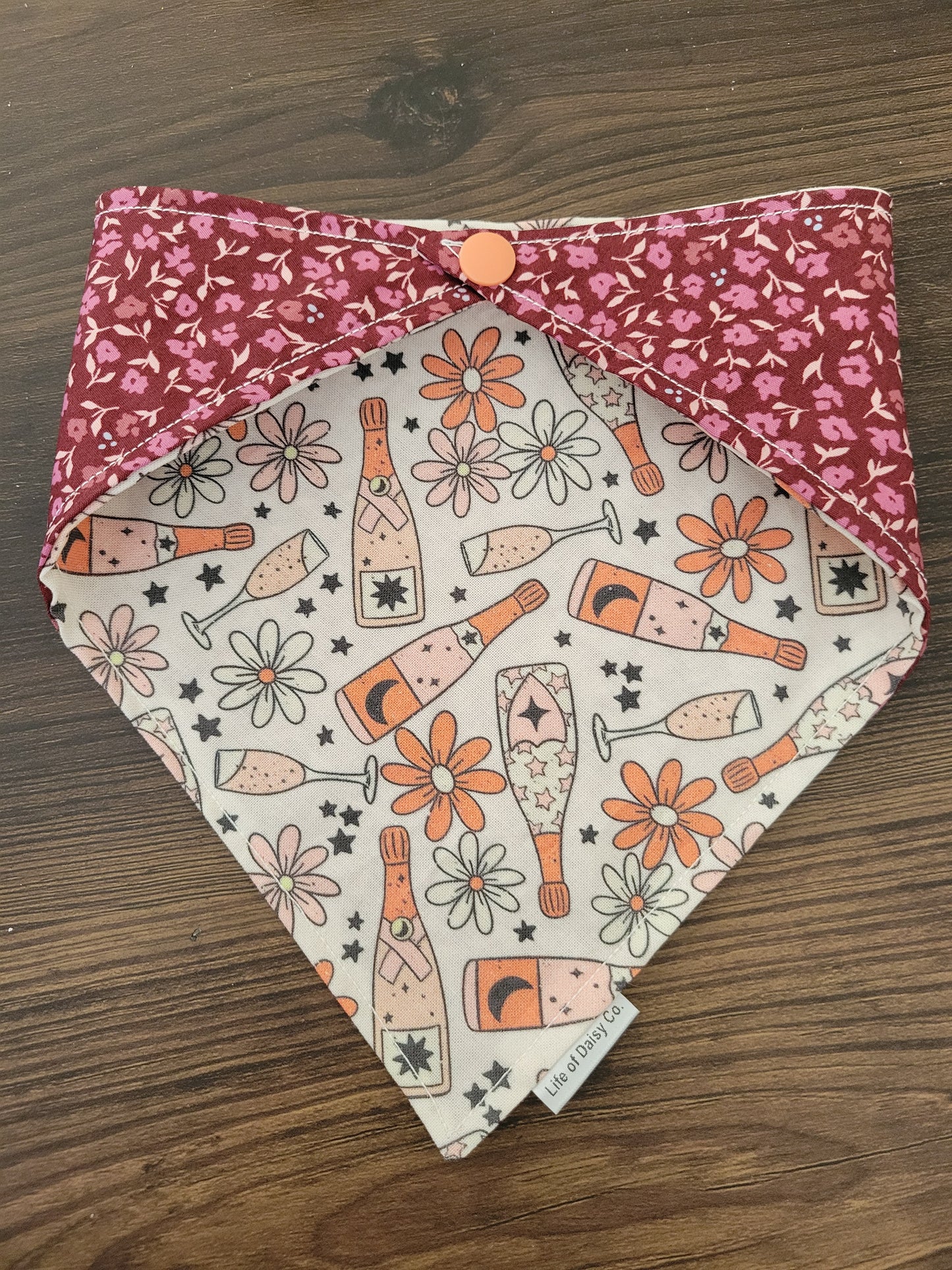 Prosecco Floral bandana