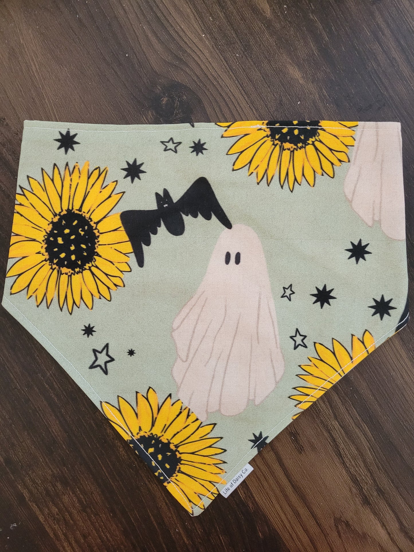 Ghouls N Flowers bandana