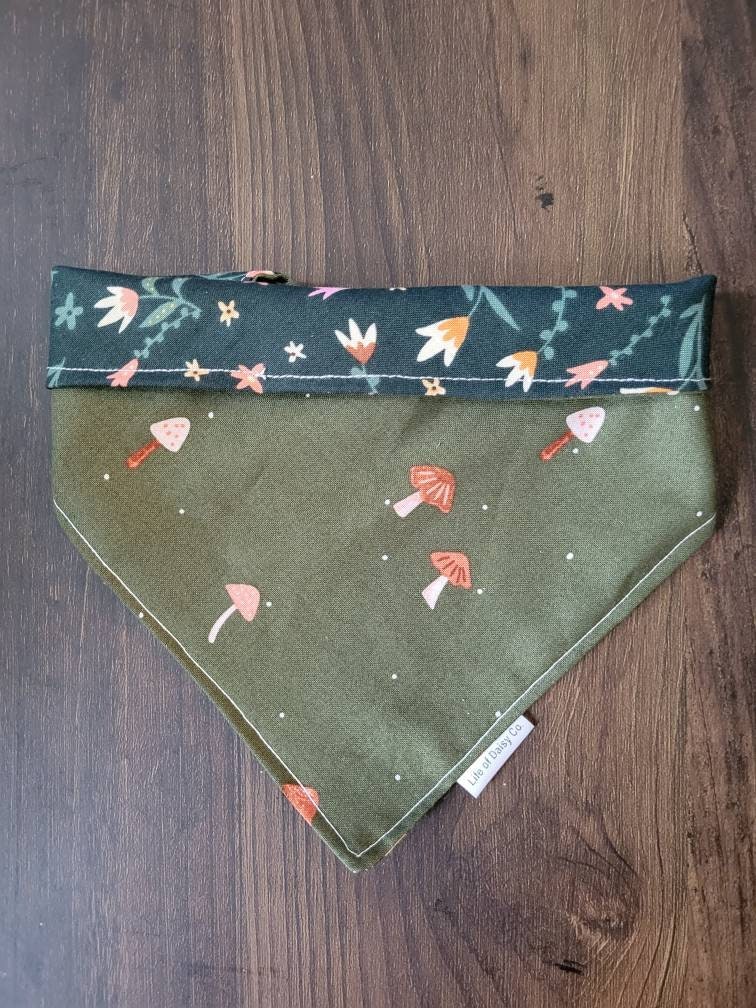 Mushrooms n' Flowers bandana