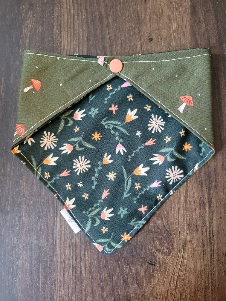 Mushrooms n' Flowers bandana