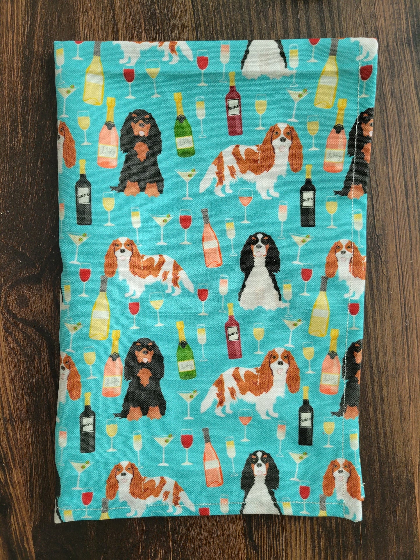 King Charles Cavalier tea towel