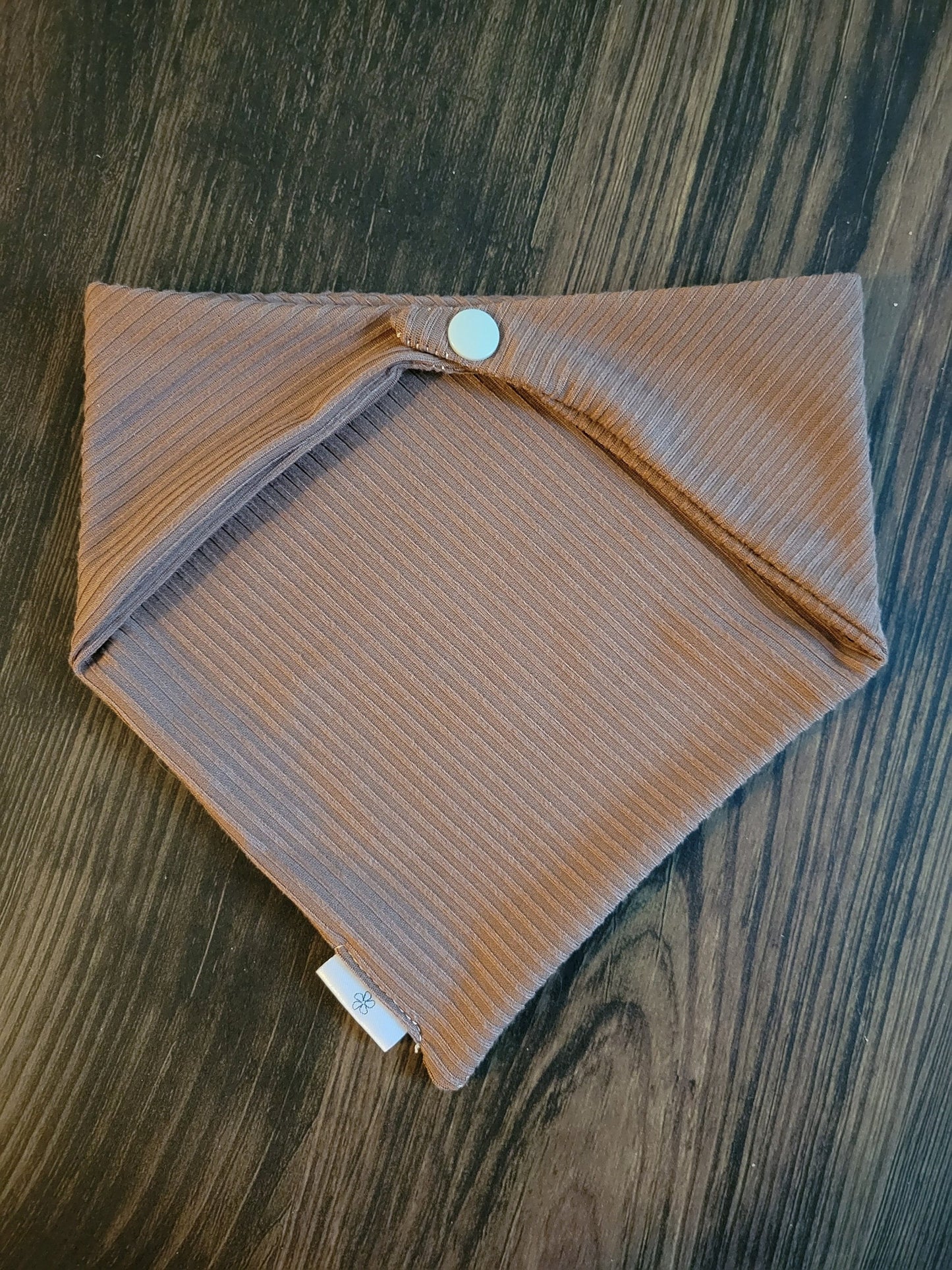 Knit cozy bandanas