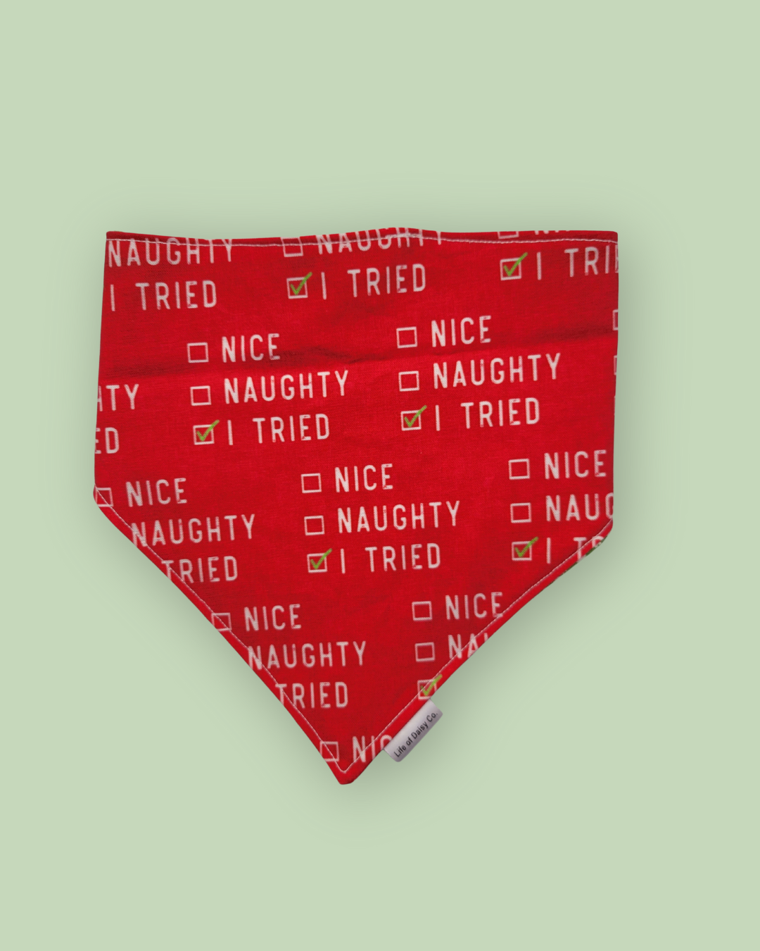 Naughty or Nice bandana