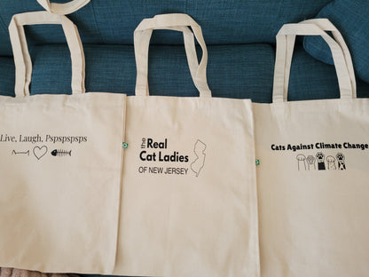Cats Against Climate Change tote