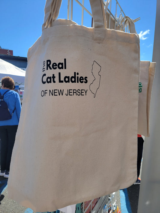 The Real Cat Ladies of New Jersey tote