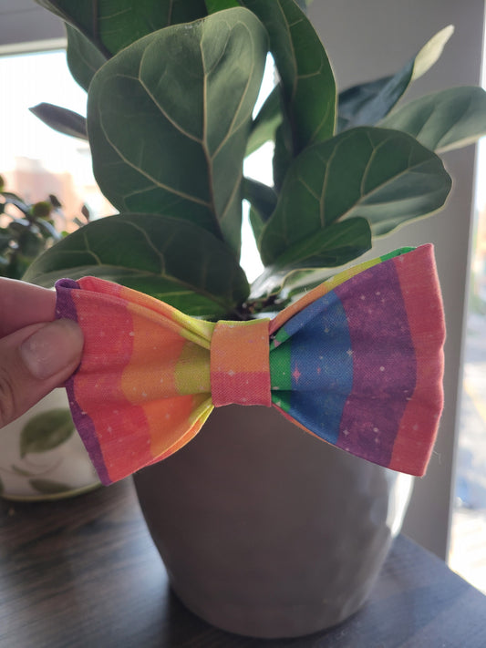 Pride over the collar bow
