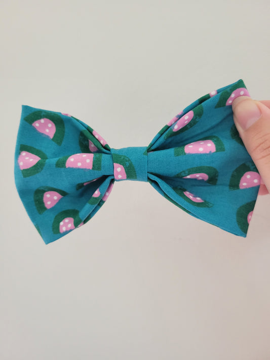 Watermelon over the collar bow