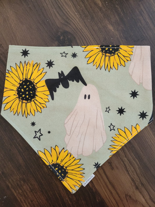 Ghouls N Flowers bandana