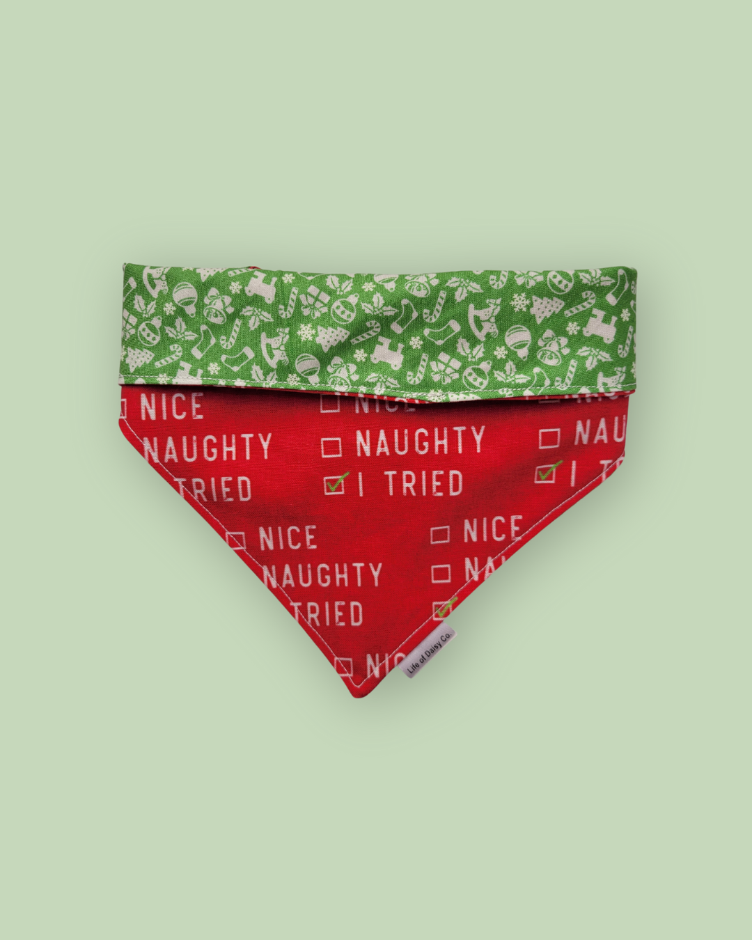 Naughty or Nice bandana