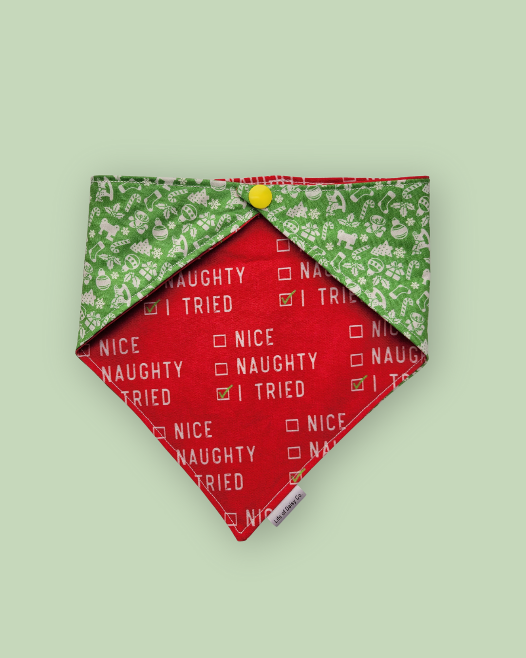 Naughty or Nice bandana