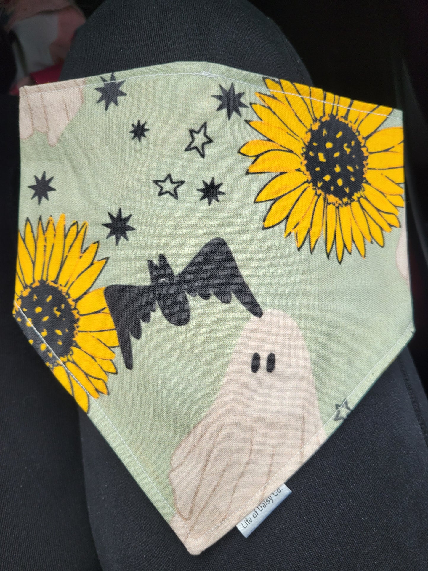 Ghouls N Flowers bandana