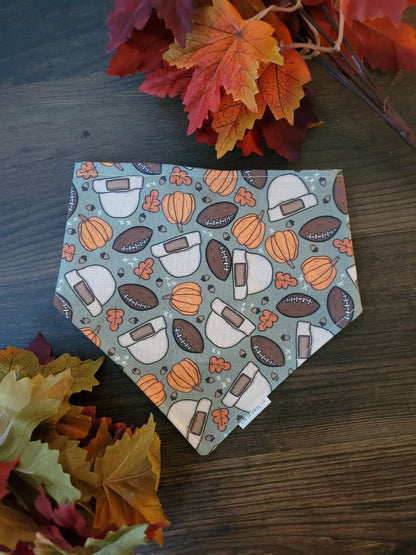 Football Season dog bandana