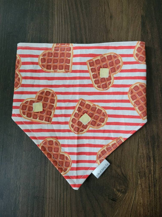 I Heart Waffles bandana