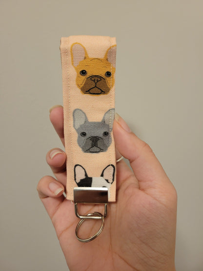 French Bulldogs keychain