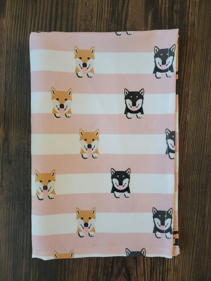 Shiba Inu tea towel