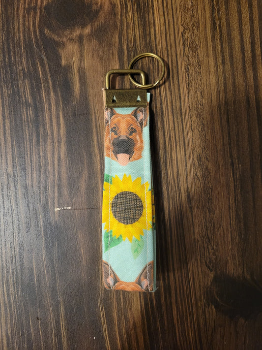 German Shepherd keychain