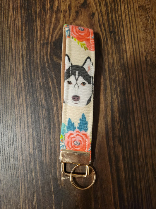 Siberian Husky keychain